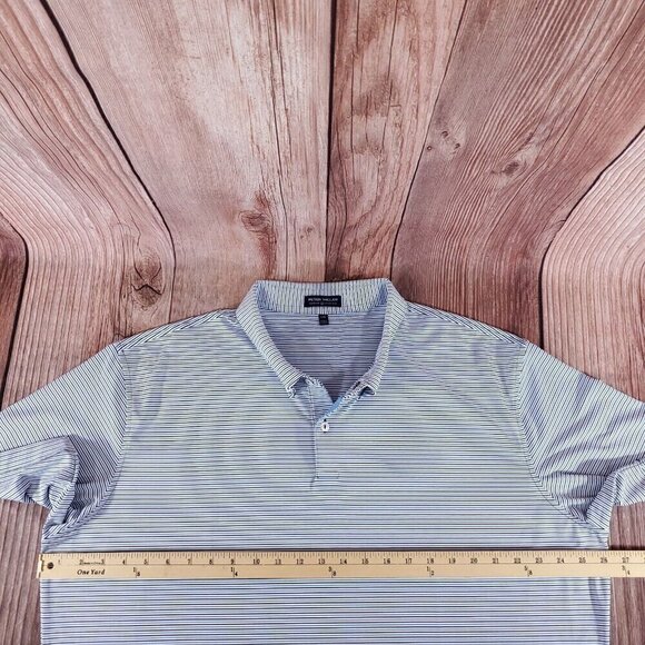 Peter Millar Crown Crafted Mens XXL Trolley Performance Jersey Polo Shirt - Picture 10 of 12